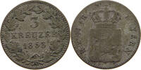 BAYERN 3 KREUZER Maximilian II. Joseph (1848-1864) -