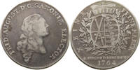 SACHSEN ALBERTINISCHE LINIE TALER Friedrich August III. 1763-1806 -