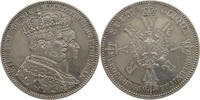 BRANDENBURG PREUßEN TALER Wilhelm I. 1861-1888 -