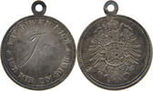 KAISERREICH 20 PFENNIG GROSSE MEDAILLE WIE DIR UM MICH IST MIR UM DICH -