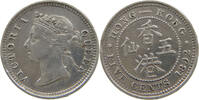 HONG KONG 5 CENTS VICTORIA (1837-1901) -
