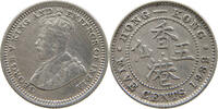 HONG KONG 5 CENTS GEORGE V. (1910-1936) -