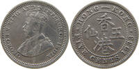 HONG KONG 5 CENTS GEORGE V. (1910-1936) -