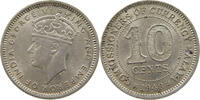 MALAYA 10 CENTS GEORGE VI. (1936-1952) -