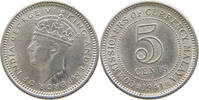 MALAYA 5 CENTS GEORGE VI. (1936-1952) -