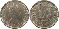 MALAYA AND BRITISH BORNEO 10 CENTS ELIZABETH II. (1952-2022) -
