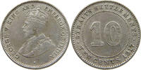 STRAITS SETTLEMENTS 10 CENTS GEORGE V. (1910-1936) -