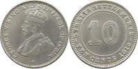 STRAITS SETTLEMENTS 10 CENTS GEORGE V. (1910-1936) -