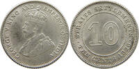 STRAITS SETTLEMENTS 10 CENTS GEORGE V. (1910-1936) -