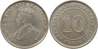 STRAITS SETTLEMENTS 10 CENTS GEORGE V. (1910-1936) -