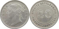 STRAITS SETTLEMENTS 20 CENTS VICTORIA (1837-1901) -