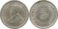 STRAITS SETTLEMENTS 5 CENTS GEORGE V. (1910-1936) -