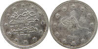 2 KURUSH 1327/1 TURKEY OTTOMAN MEHMED V. (1909-1918) SS