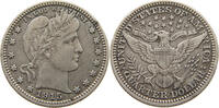 UNITED STATES OF AMERICA QUARTER BARBER -