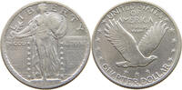 UNITED STATES OF AMERICA QUARTER STANDING LIBERTY TYPE II. -