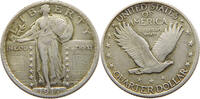 UNITED STATES OF AMERICA QUARTER STANDING LIBERTY TYPE II. -
