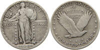 UNITED STATES OF AMERICA QUARTER STANDING LIBERTY -