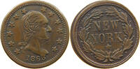 UNITED STATES OF AMERICA TOKEN NEW YORK CIVIL WAR TOKEN -