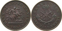 CANADA 1/2 PENNY TOKEN VICTORIA (1837-1901) BANK OF UPPER CANADA -