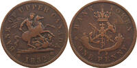 CANADA PENNY TOKEN VICTORIA (1837-1901) BANK OF UPPER CANADA -