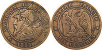 FRANCE 10 CENTIMES NAPOLEON III. (1852-1870) SATIRICALY ENGRAVED -