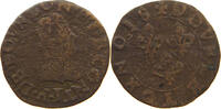 FRANCE CHATEAU REGNAULT DOUBLE TOURNOIS Francois de Bourbon-Conti 1605 - 1614 -