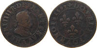 FRANCE DOUBLE TOURNOIS HENRI IV. (1589-1610) -