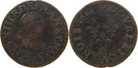 FRANCE DOUBLE TOURNOIS LOUIS XIII. (1610–1643) PARIS -