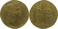 FRANCE JETON Louis XV. (1715-1774) PACIS FIRMANDA EREPTUM PIGNUS -