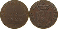 BRANDENBURG PREUßEN 1 PFENNIG Friedrich Wilhelm III. 1797-1840 -