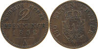BRANDENBURG PREUßEN 2 PFENNIG Friedrich Wilhelm IV. (1840-1861) -