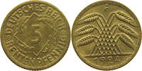 WEIMARER REPUBLIK 5 RENTENPFENNIG DOPPESCHLAG F 1924 -