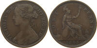 GREAT BRITAIN 1 PENNY VICTORIA (1837-1901) -
