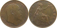 GREAT BRITAIN 1 PENNY EDWARD VII. (1901 - 1910) -