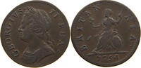 GREAT BRITAIN FARTHING GEORGE II. (1727-1760) -