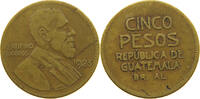 GUATEMALA 5 PESOS -