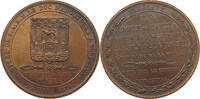Frankreich Medaille Bronzemedaille 1814 (von Andrieu) auf die Ankunft des Duc d'Angoulème in Bordeau -