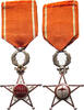 Morocco Orden Moroccan Order Of Ouissam Alouite, 5th Class 1 Type Silver Rare -