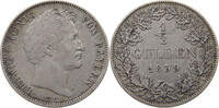 BAYERN 1/2 GULDEN LUDWIG I. 1825-1848 -