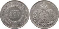BRAZIL 200 REIS DATE ERROR -