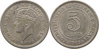 MALAYA 5 CENTS George V. (1910-1936) -