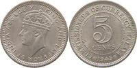 MALAYA 5 CENTS George V. (1910-1936) -
