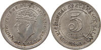 MALAYA 5 CENTS George V. (1910-1936) -