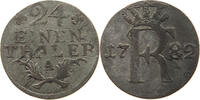 BRANDENBURG PREUSSEN 1/24 TALER Friedrich II. 1740-1786. -