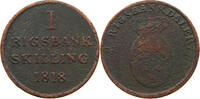 DENMARK RIGSBANKSKILLING Frederik VI. 1808-1839 -