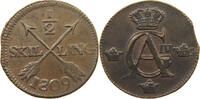 SWEDEN 1/2 SKILLING Gustav IV. Adolf, 1792 - 1809 -