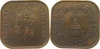 MALAYA CENT George VI. (1936-1952) -