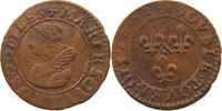 FRANCE DOUBLE TOURNOIS DOMBES - PRINCIPAUTÉ DE DOMBES - MARIE DE BOURBON-MONTPENSIER -