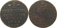 GOSLAR STADT PFENNIG 1748 S 22,00 EUR  zzgl. 5,99 EUR Versand