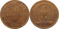 ITALY ROMAN REPUBLIC 3 BAIOCCHI Republic, 1848-1849: -